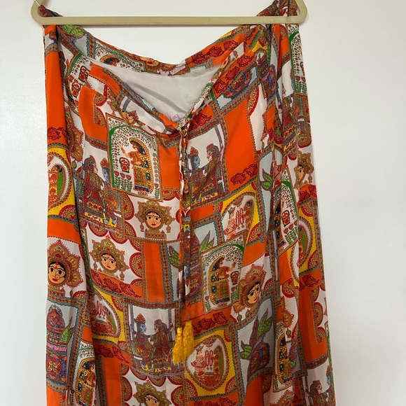 Calypso St. Barth Rare Tenaja Tank Top And Skirt Silk Set - Picture 7 of 12